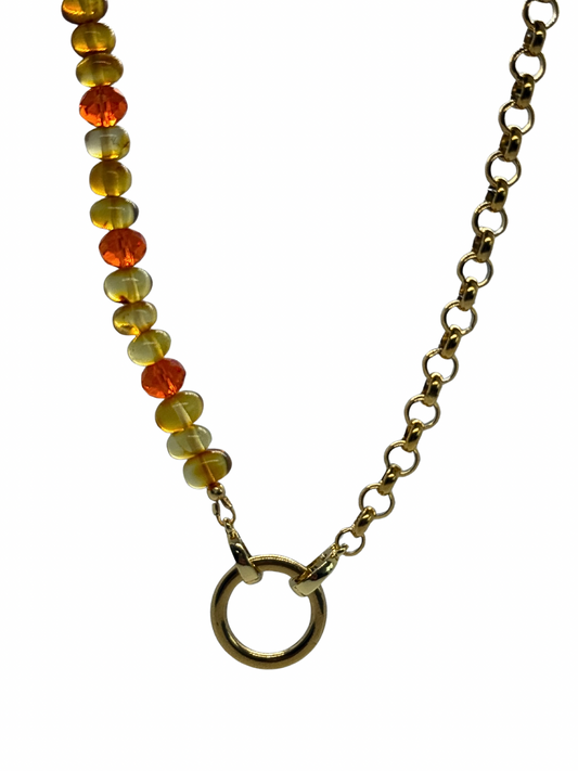 “Orange splash” grandinėlė